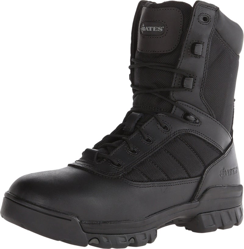 Bates Men's 8" Ultra-Lite Tactical Sport TS1 Side Zip Boot, Black, 9 X-Wide